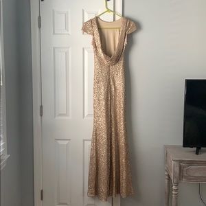 SORELLA VITA Dresses - Sorella Vita Rose Gold Sequin Gown SORELLA VITA Dresses - Sorella Vita Rose Gold Sequin Gown